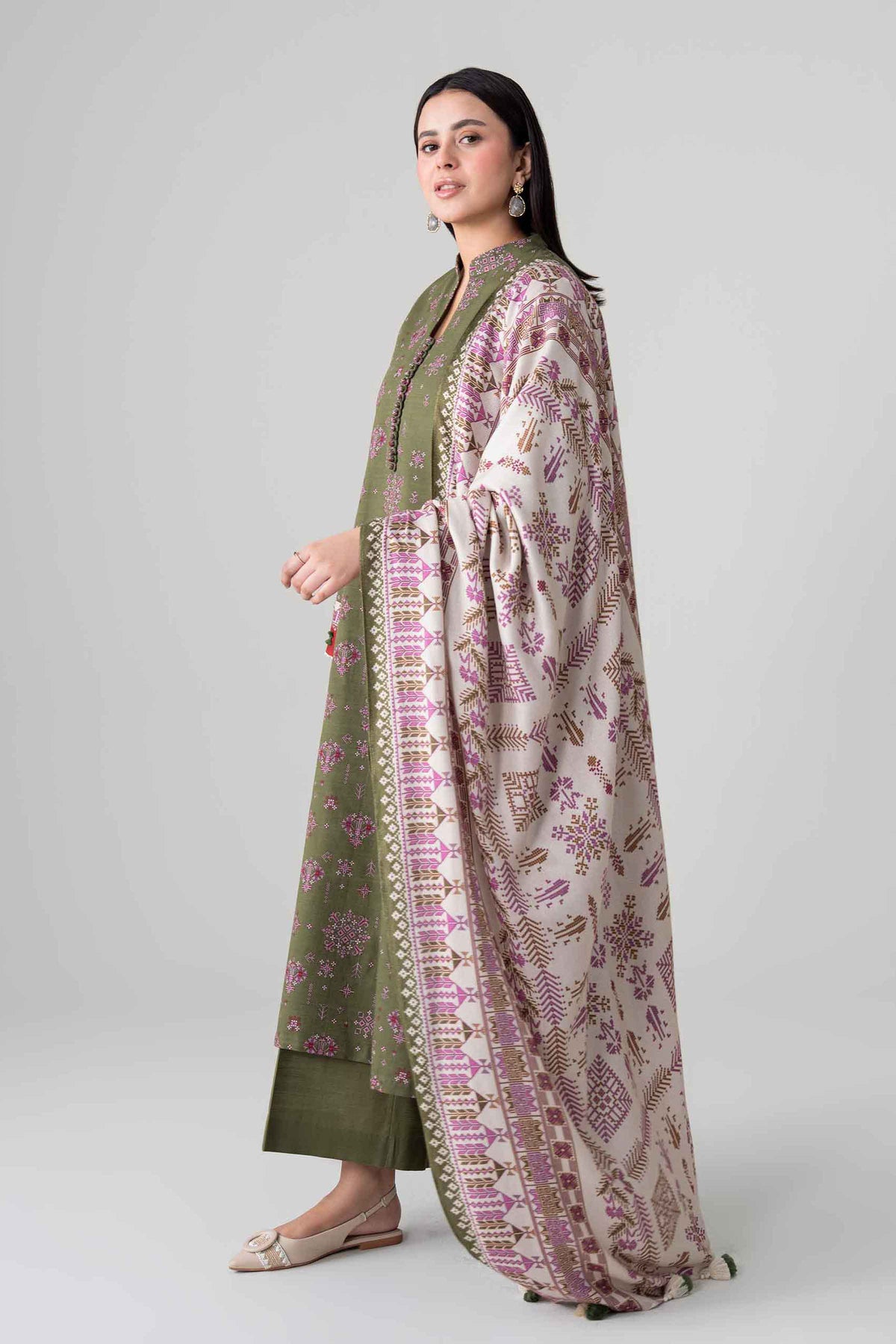 3 Piece - Printed Suit - FTB-COM-55