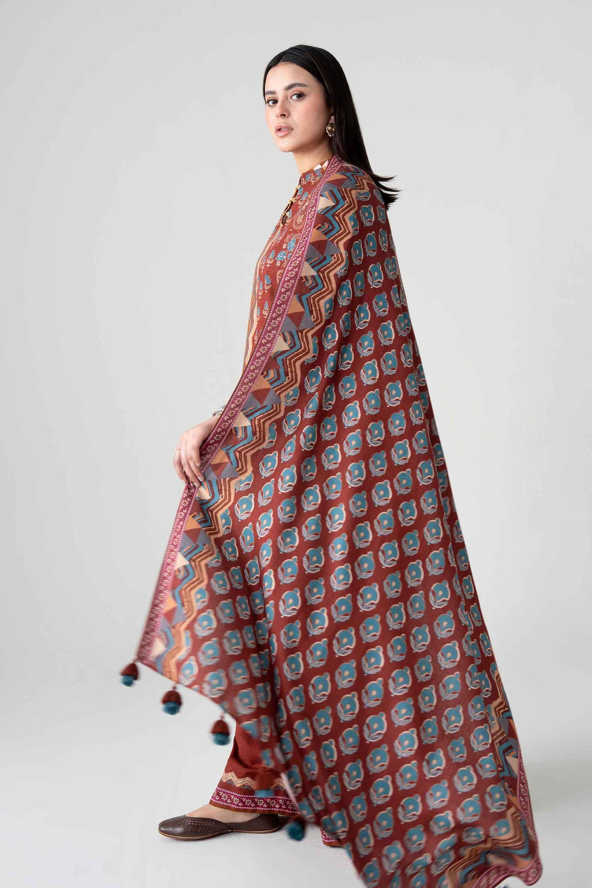 3 Piece - Printed Suit - FTB-COM-56