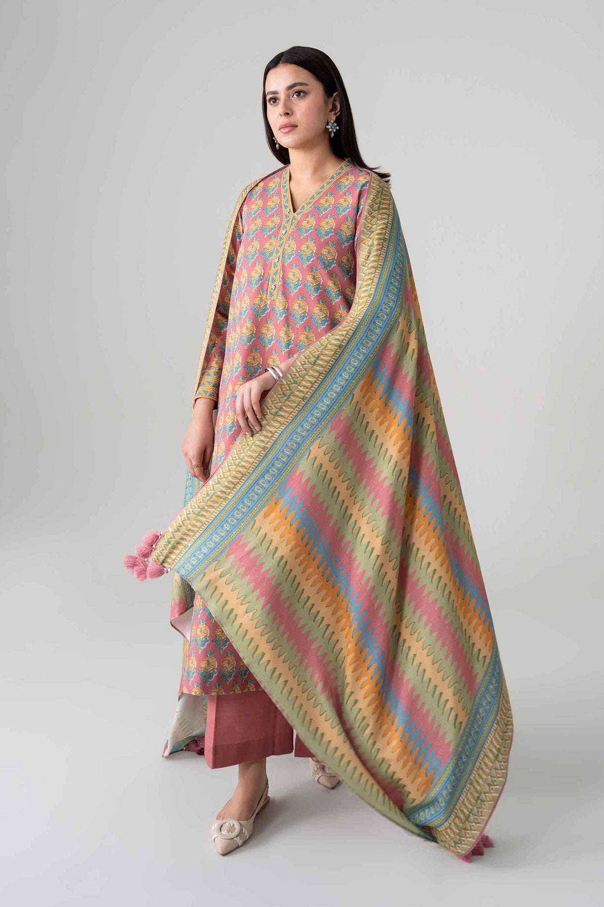3 Piece - Printed Suit - FTB-COM-58