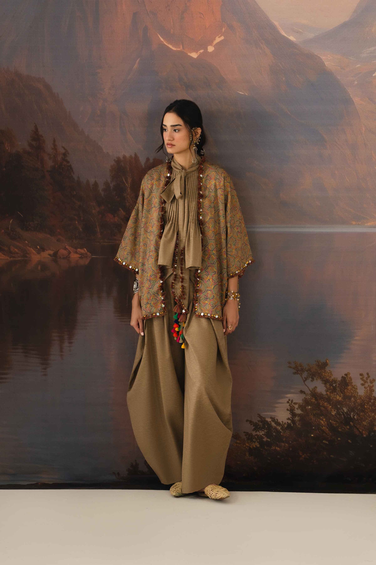 1 Piece - Dyed Printed Loose Fabric - 42604011
