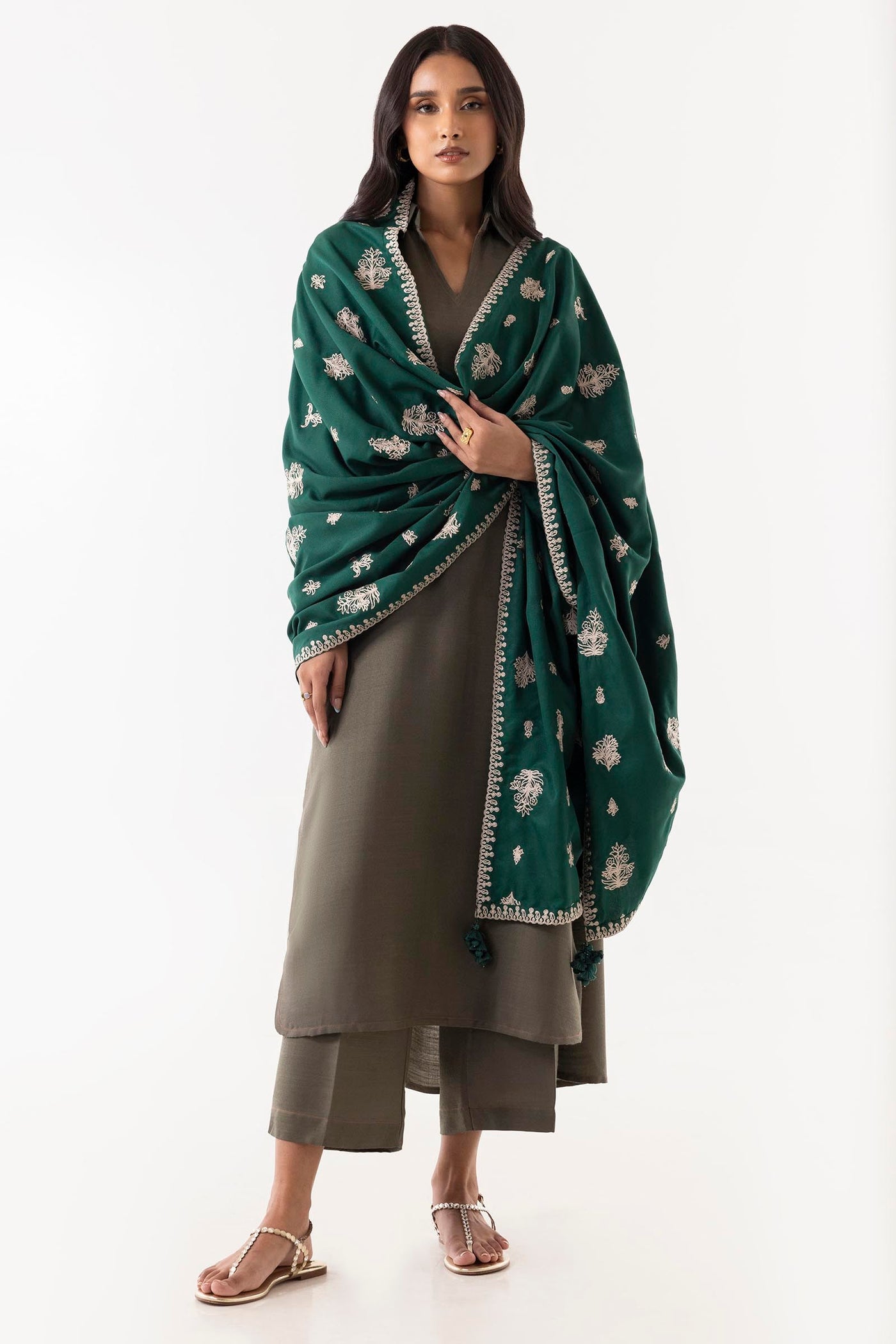 Printed Silk Embellished Kurti