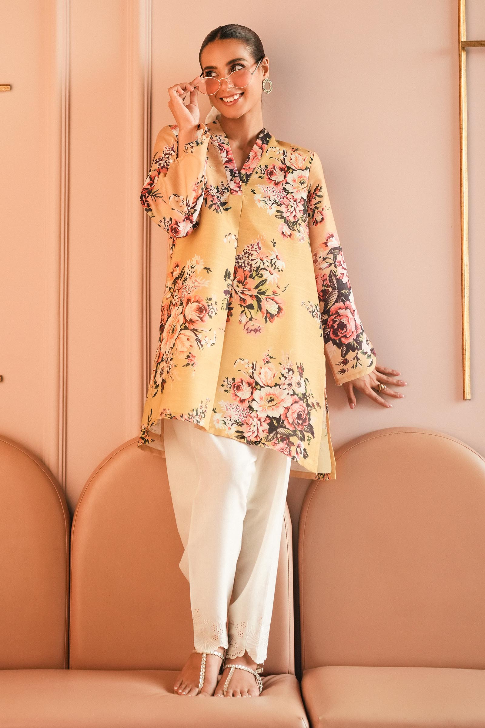 Stitched Basic Printed Shirt