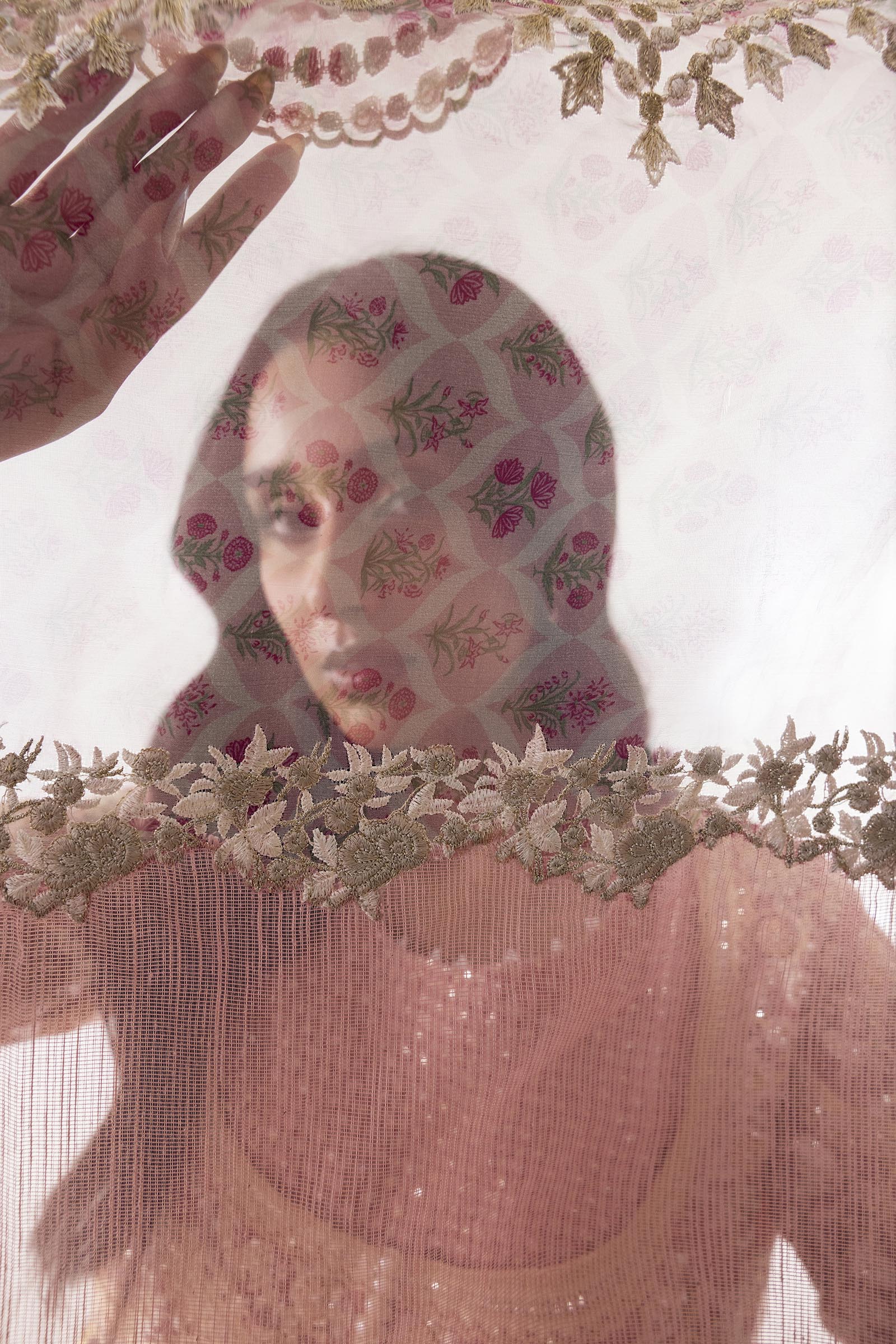 Stitched Pink Embroidered Shirt + Dupatta
