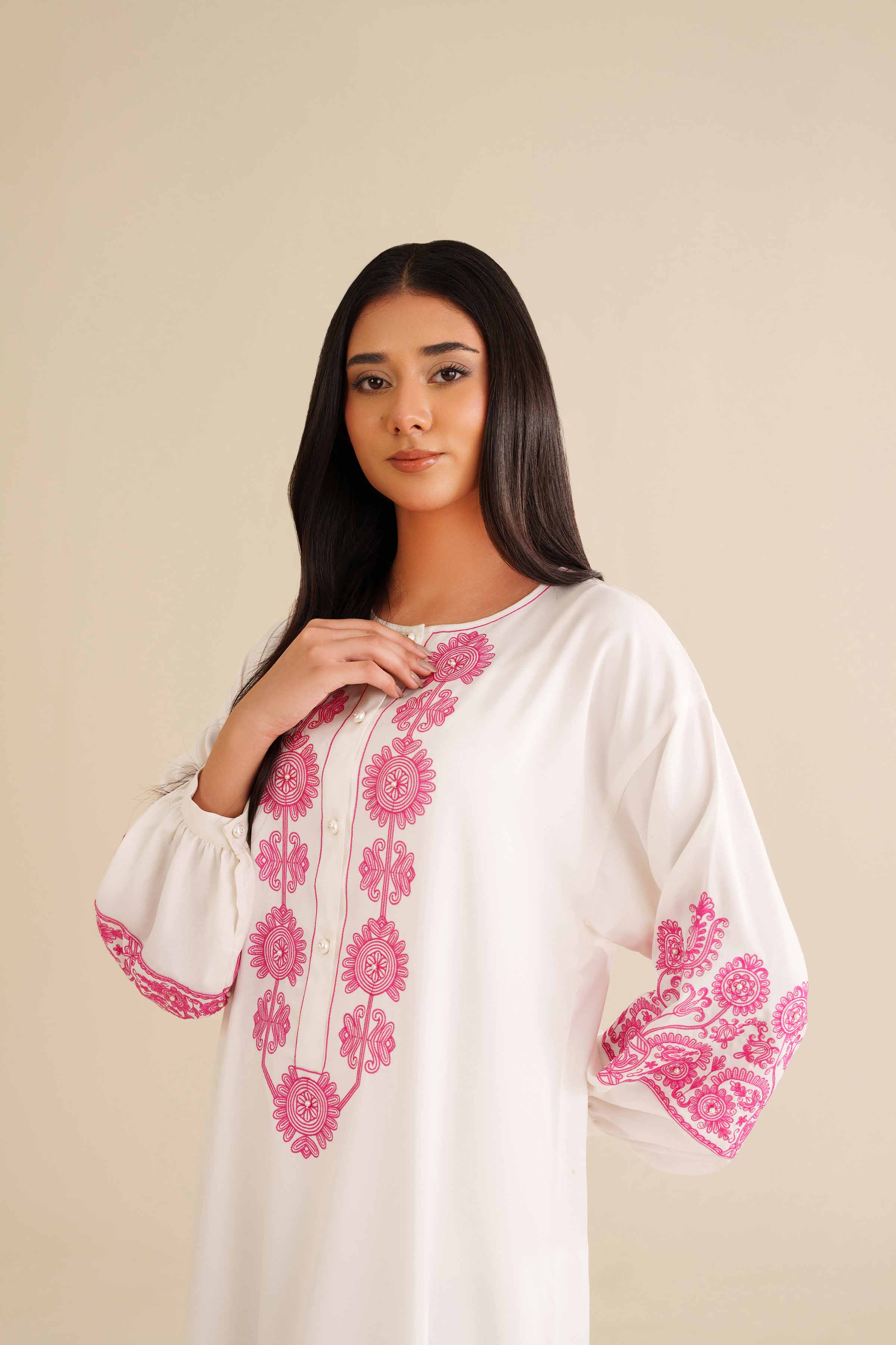Embroidered Dress - FW25-33