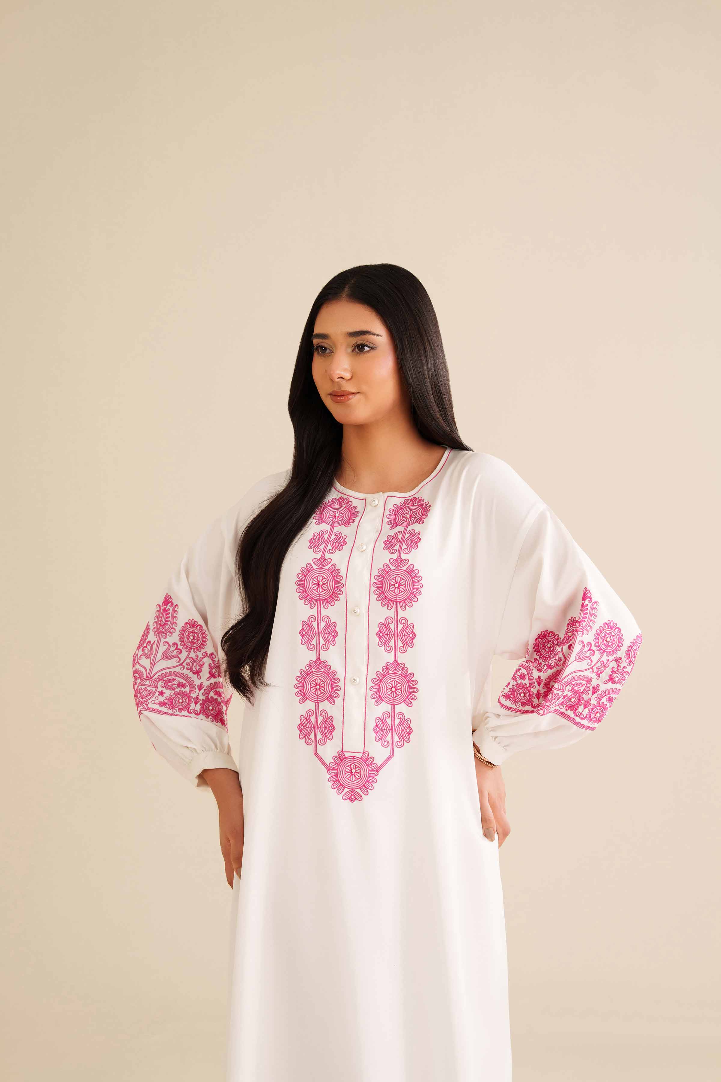 Embroidered Dress - FW25-33