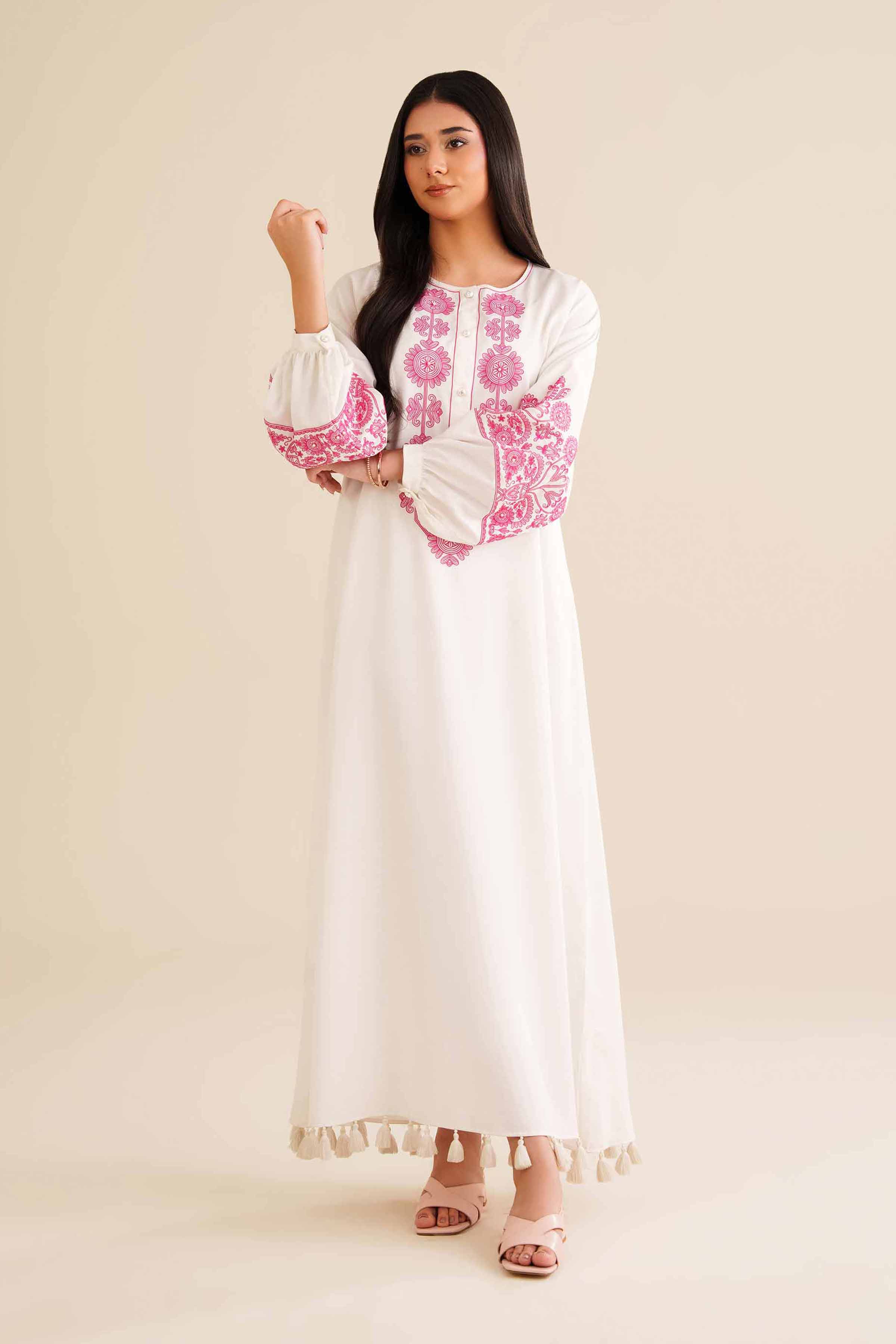 Embroidered Dress - FW25-33