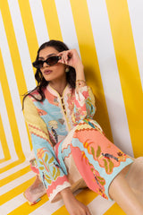 Stitched Printed Khaddar Shirt