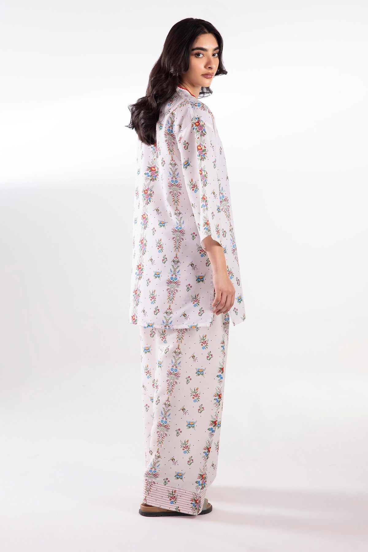 Stitched Printed Viscose Shirt + Shalwar