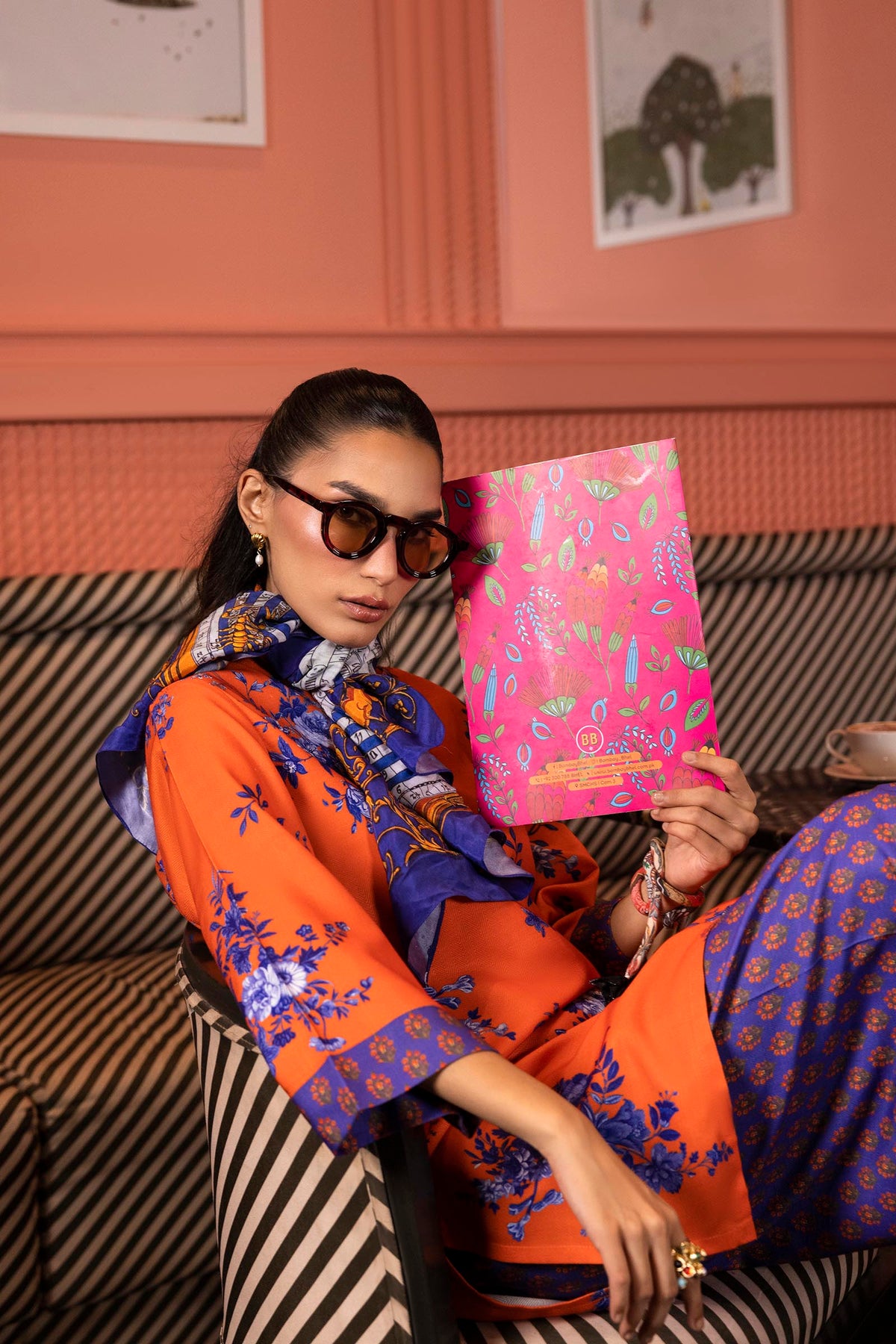 Stitched Printed Herringbone Shirt + Shalwar