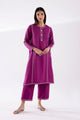 Stitched Embroidered Khaddar Slub + Culotte