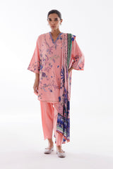 Stitched Khaddar Muzlin Suit