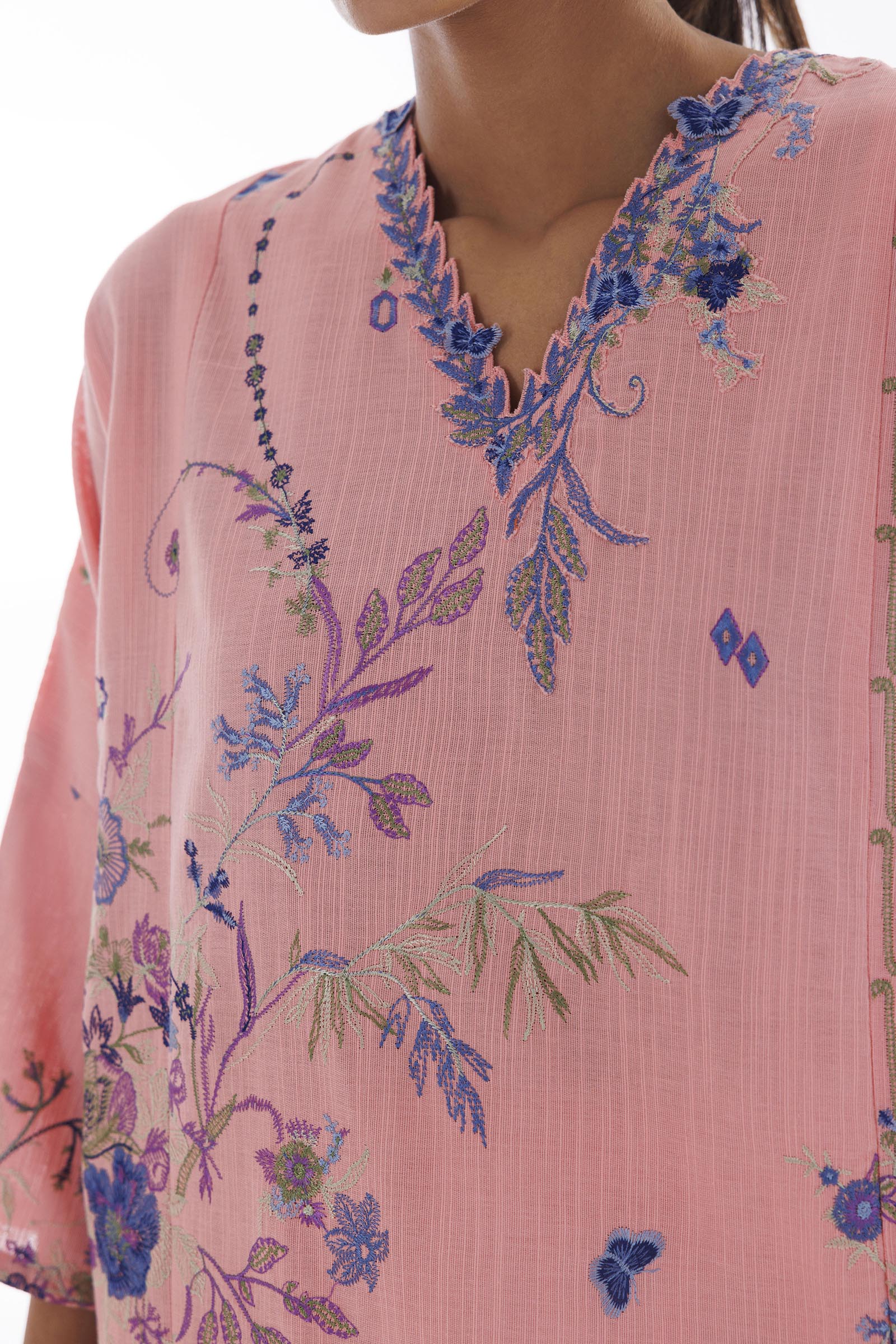 Stitched Khaddar Muzlin Suit