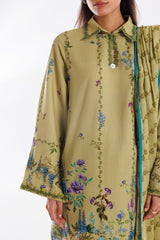 Stitched Khaddar Muzlin Suit