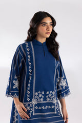 Stitched Embroidered Khaddar Shirt+ Shalwar