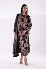 Stitched Embroidered Raw Silk Suit