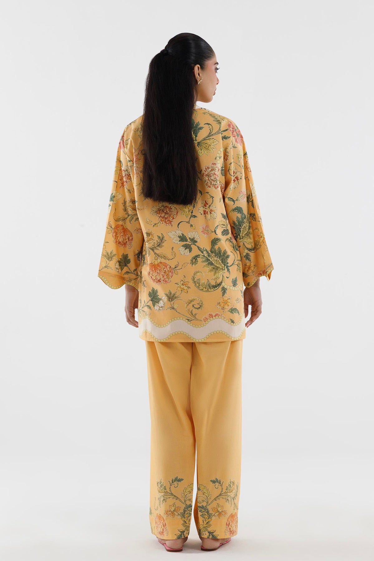 Stitched Printed Poplin Shirt+ Shalwar