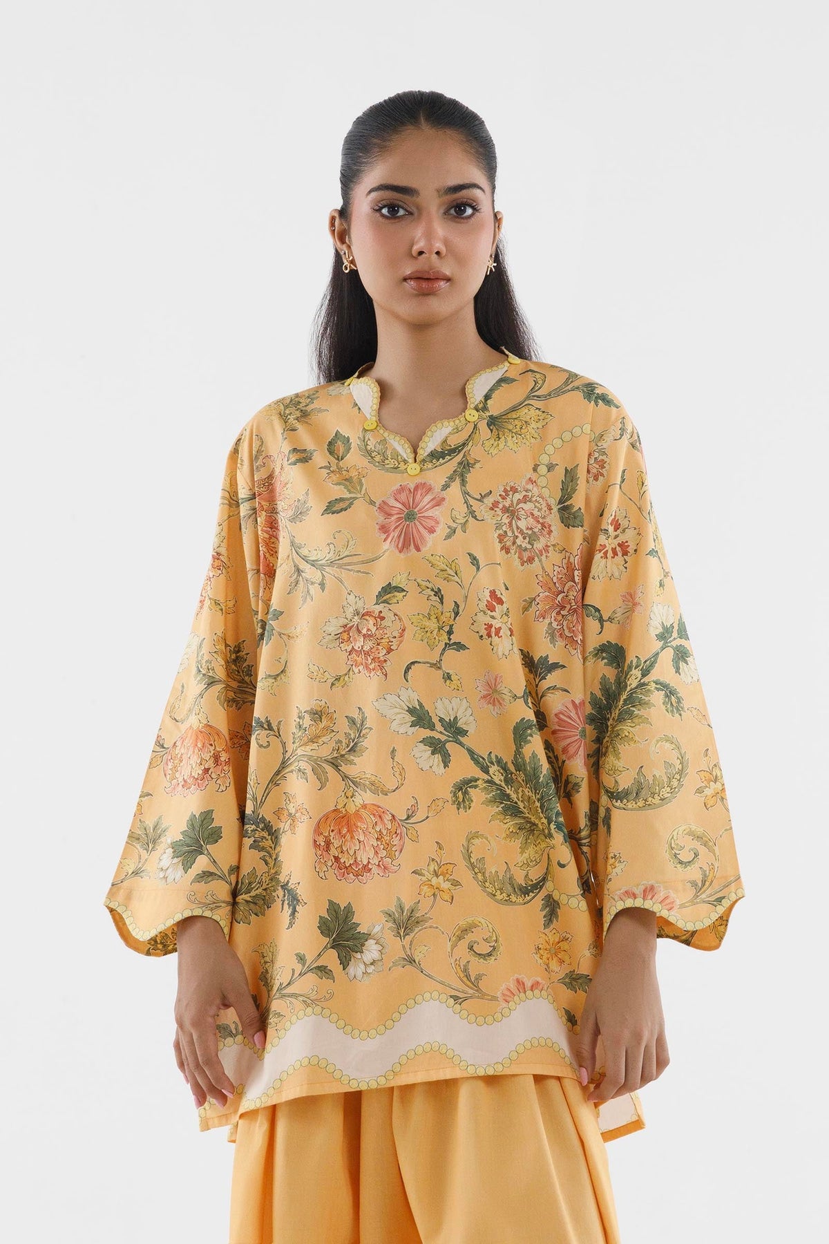 Stitched Printed Poplin Shirt+ Shalwar