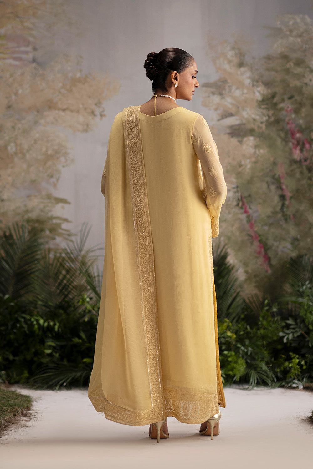 3-Piece-Embroiderd-Chiffon ONELIA - FWU5699