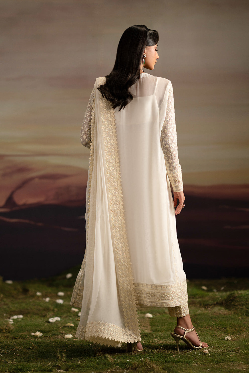 3-Piece-Embroiderd-Chiffon INRANI - FWU5700