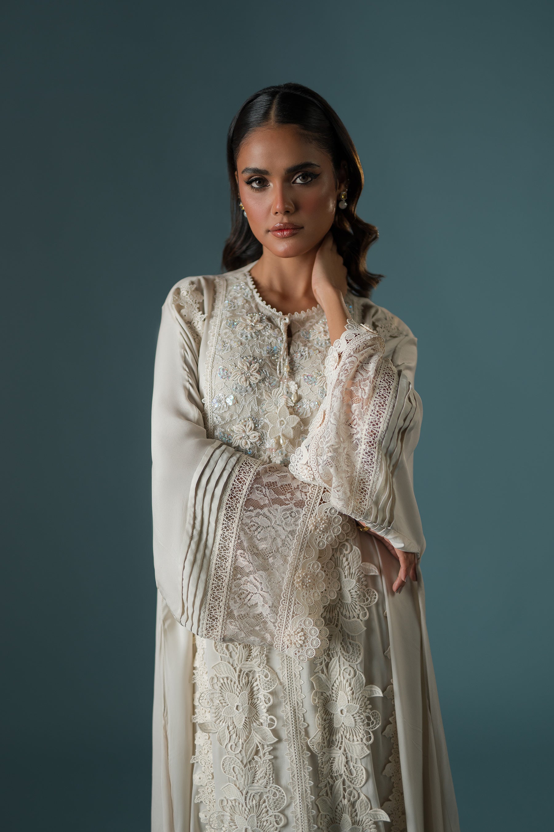 Lacy Princess Kaftan Set  (D-12)