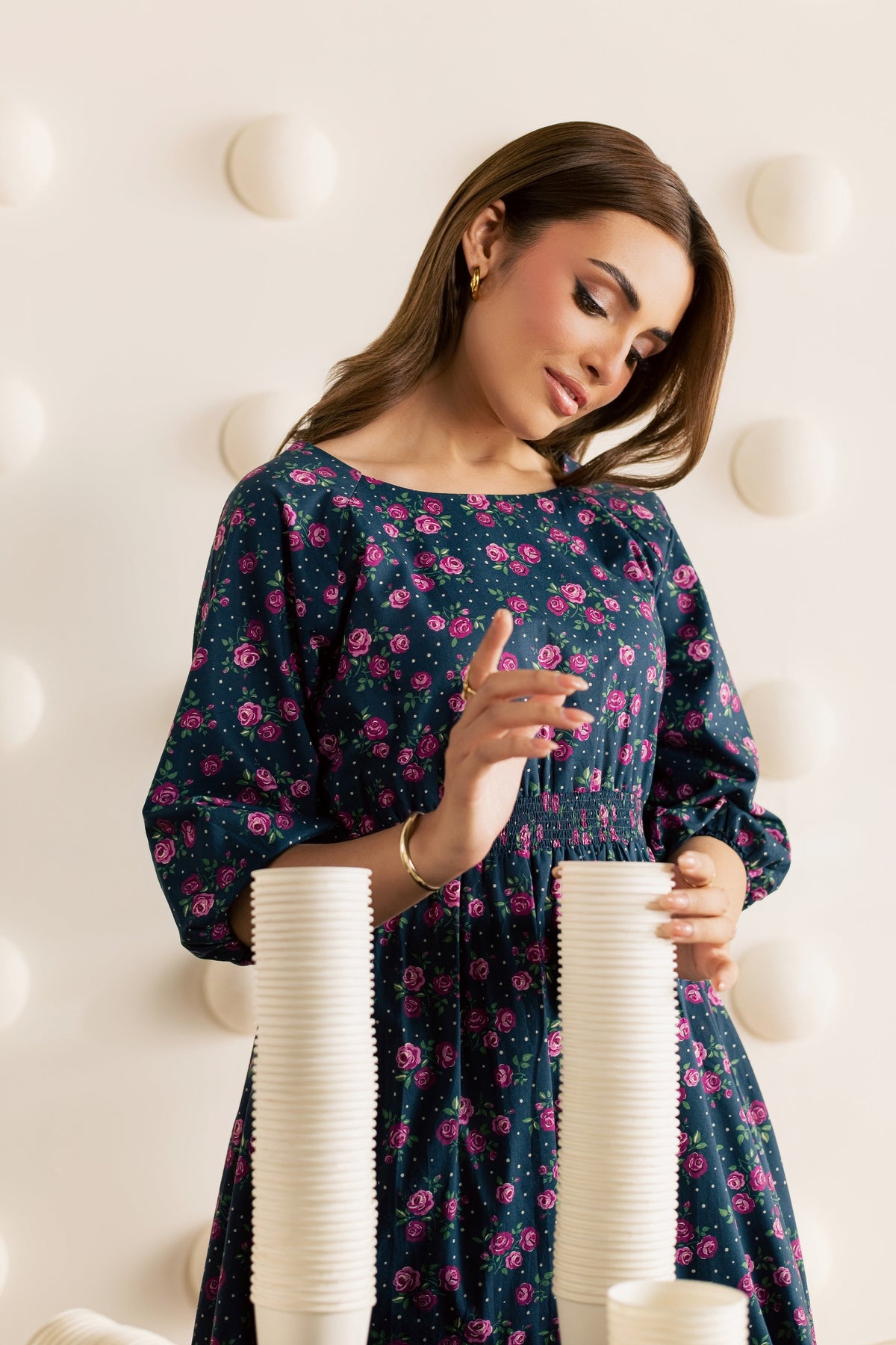 Floral Luna 2Pc - Printed Cambric Pret