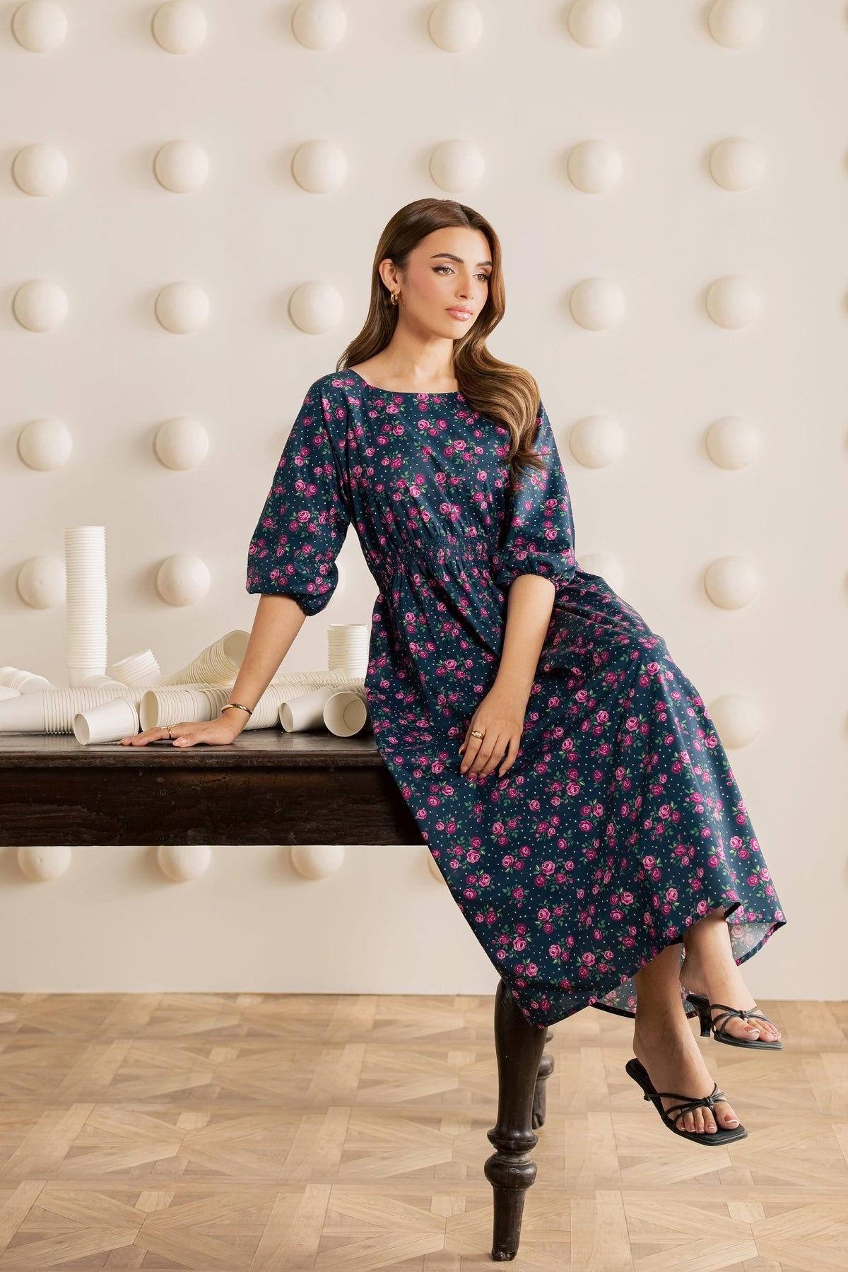 Floral Luna 2Pc - Printed Cambric Pret