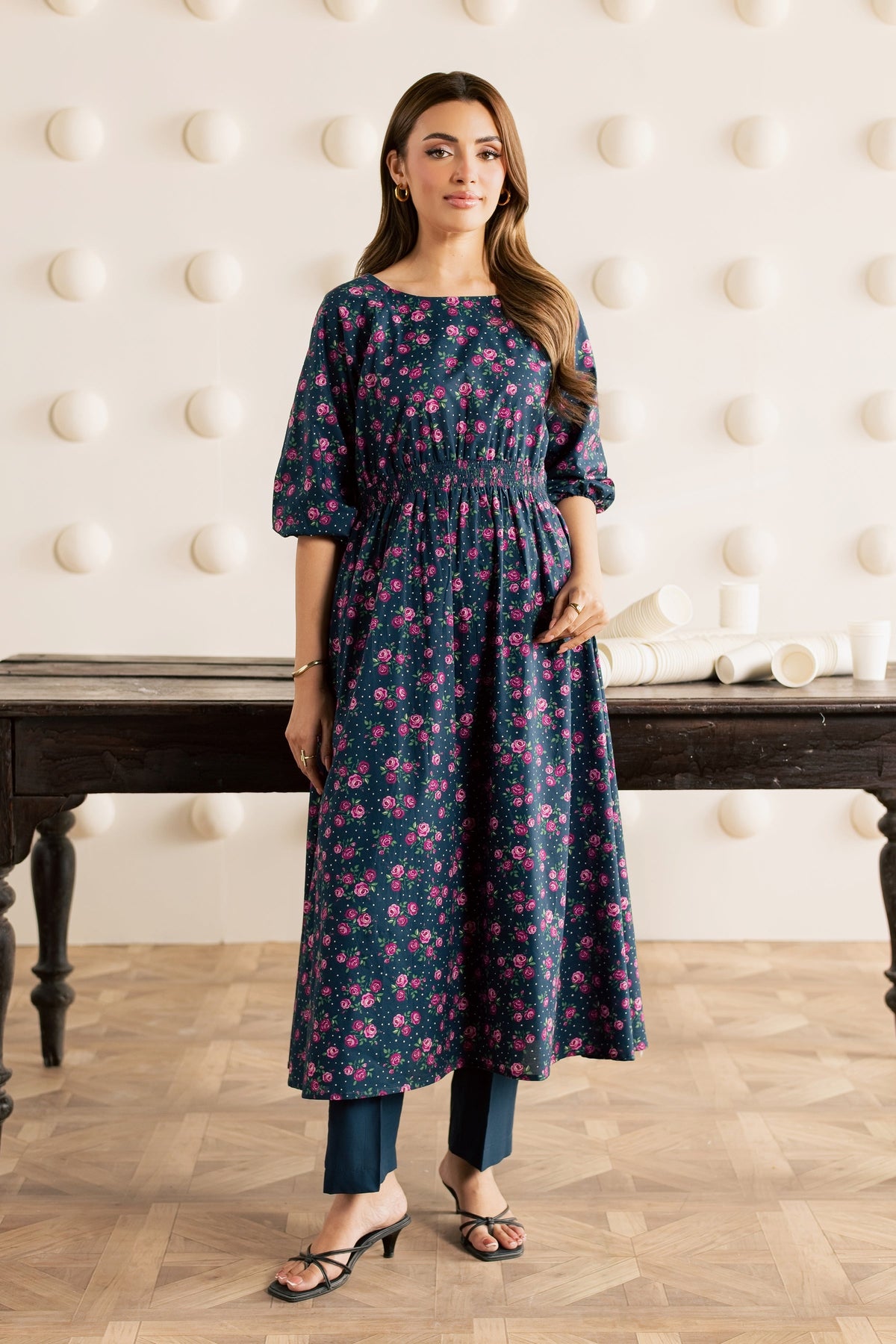 Floral Luna 2Pc - Printed Cambric Pret