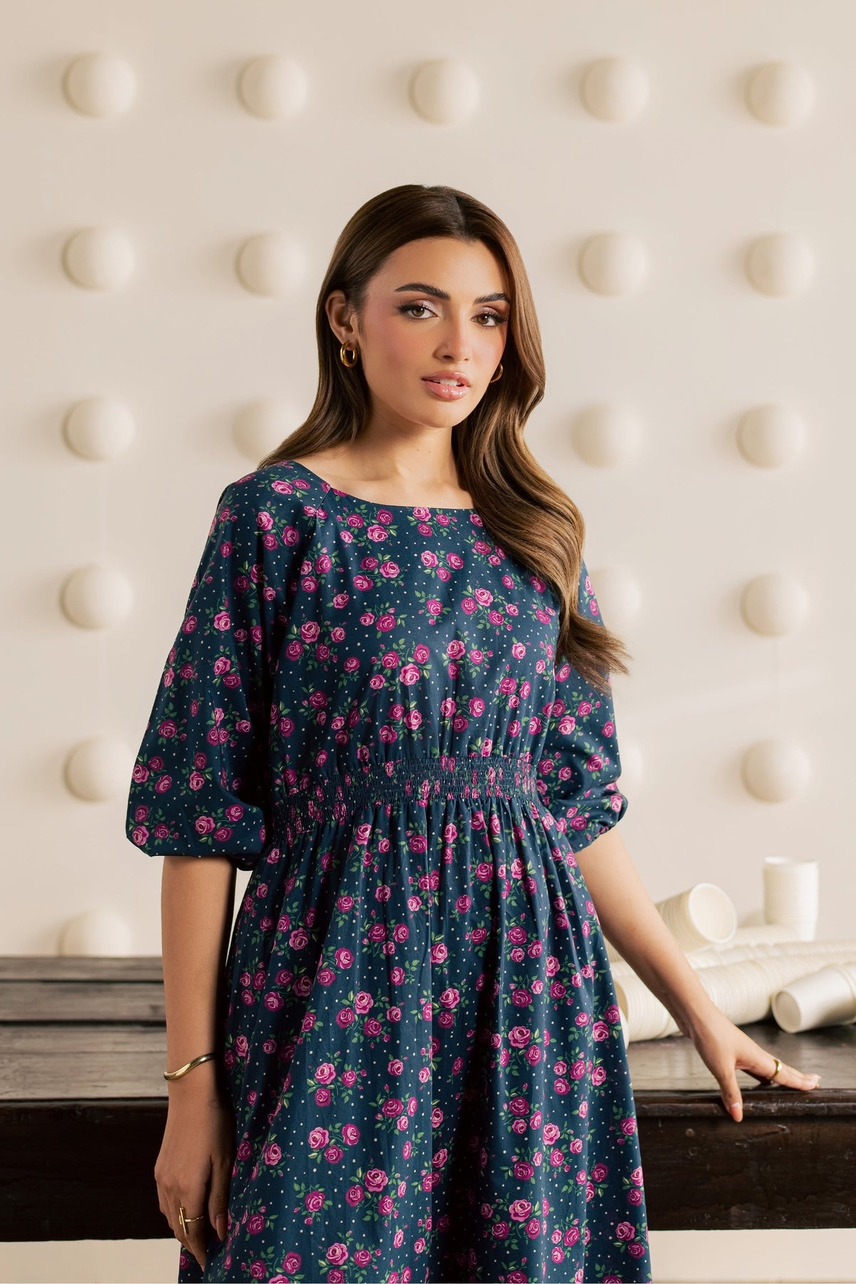 Floral Luna 2Pc - Printed Cambric Pret