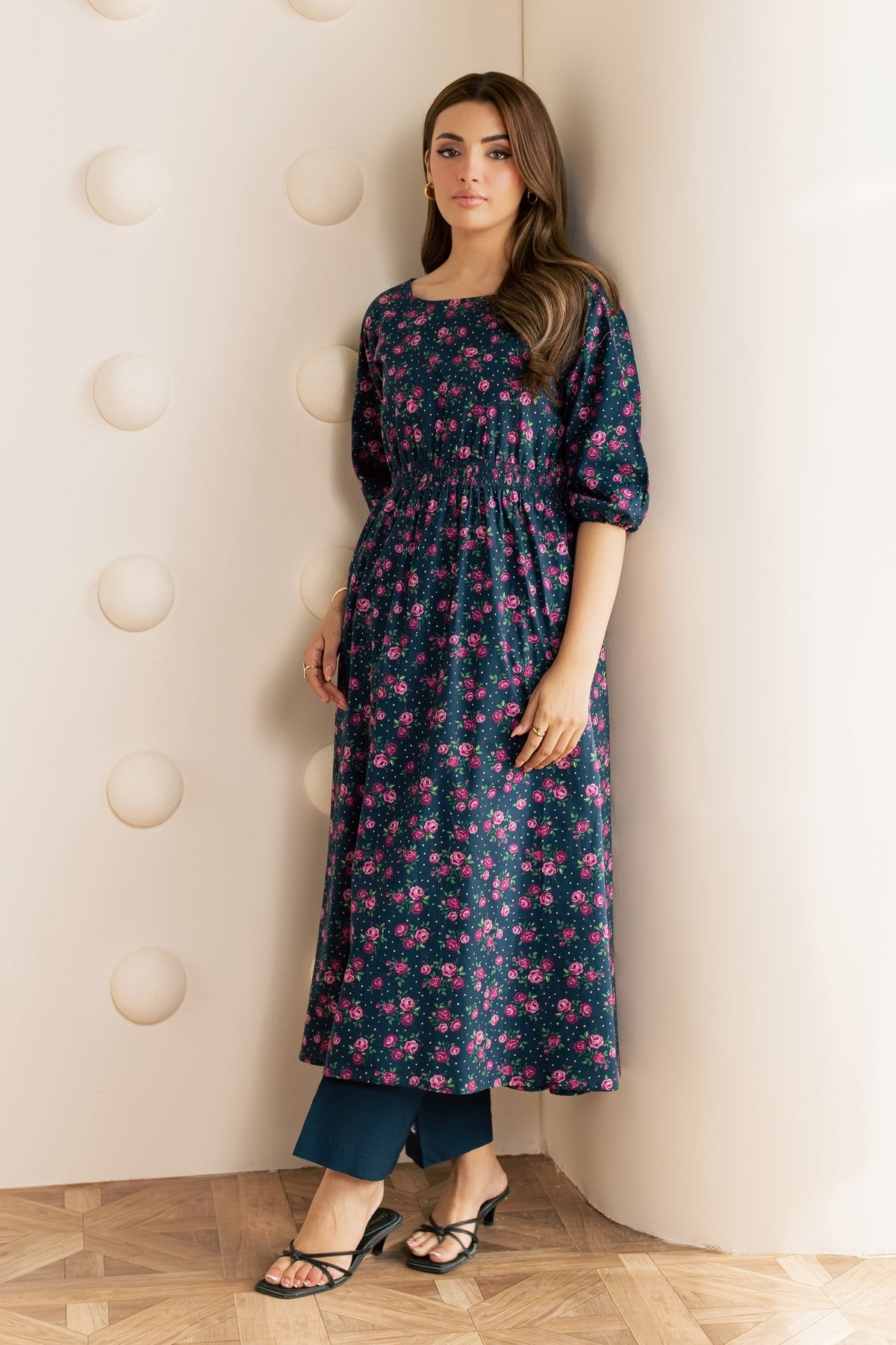 Floral Luna 2Pc - Printed Cambric Pret