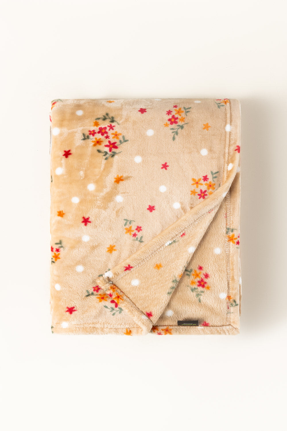 SS26-Flowers  Single Ply Fleece Throw