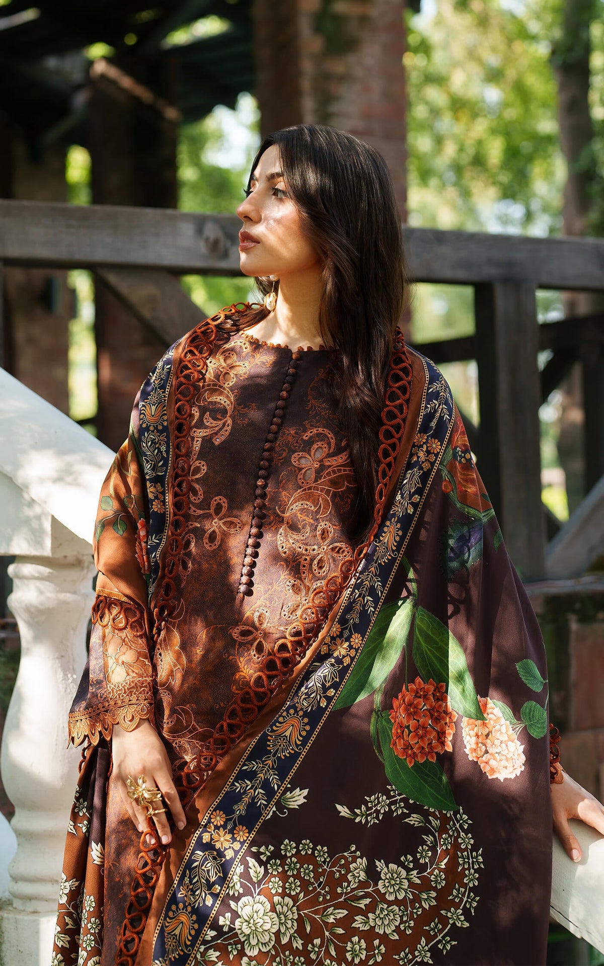 Forest Calm-MWL25-04 | 3pcs Embroidered Unstitched Winter