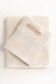 Frost Beige Embroidered Towel