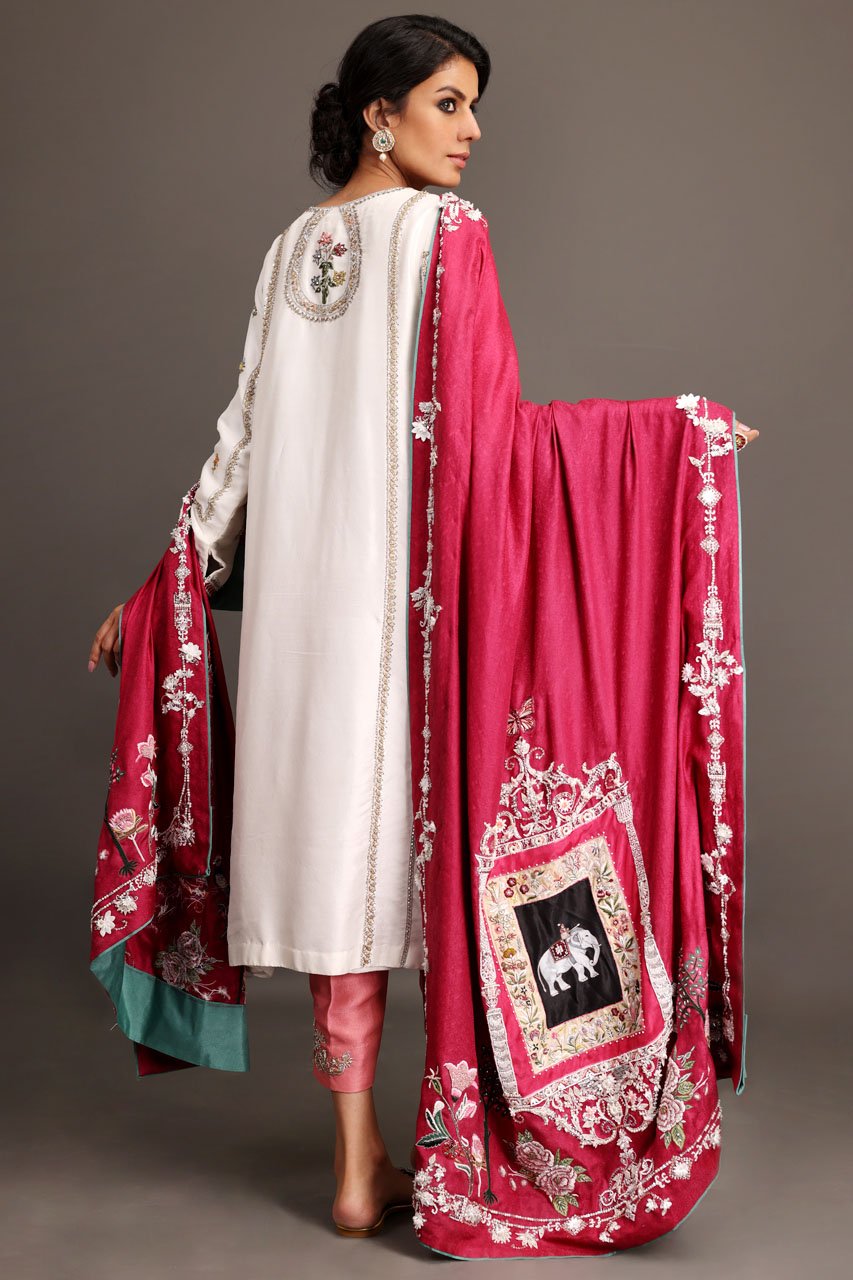 White Garden Chaddar