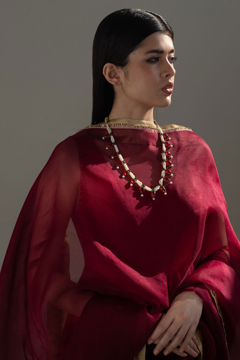 GOLD PLATED CHETAM NECKLACE