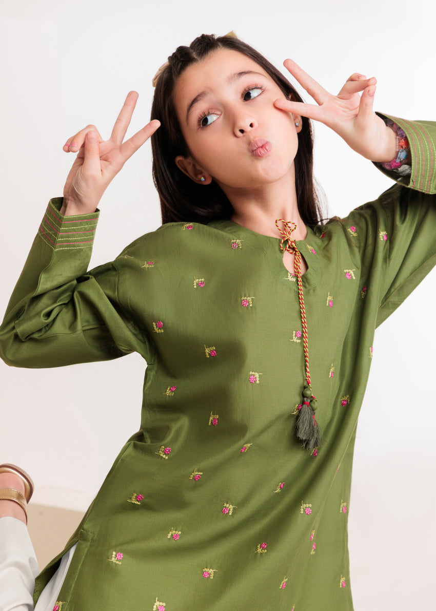 D-Green-Cambric-1 Piece (GP1PSBW25BG10N29)
