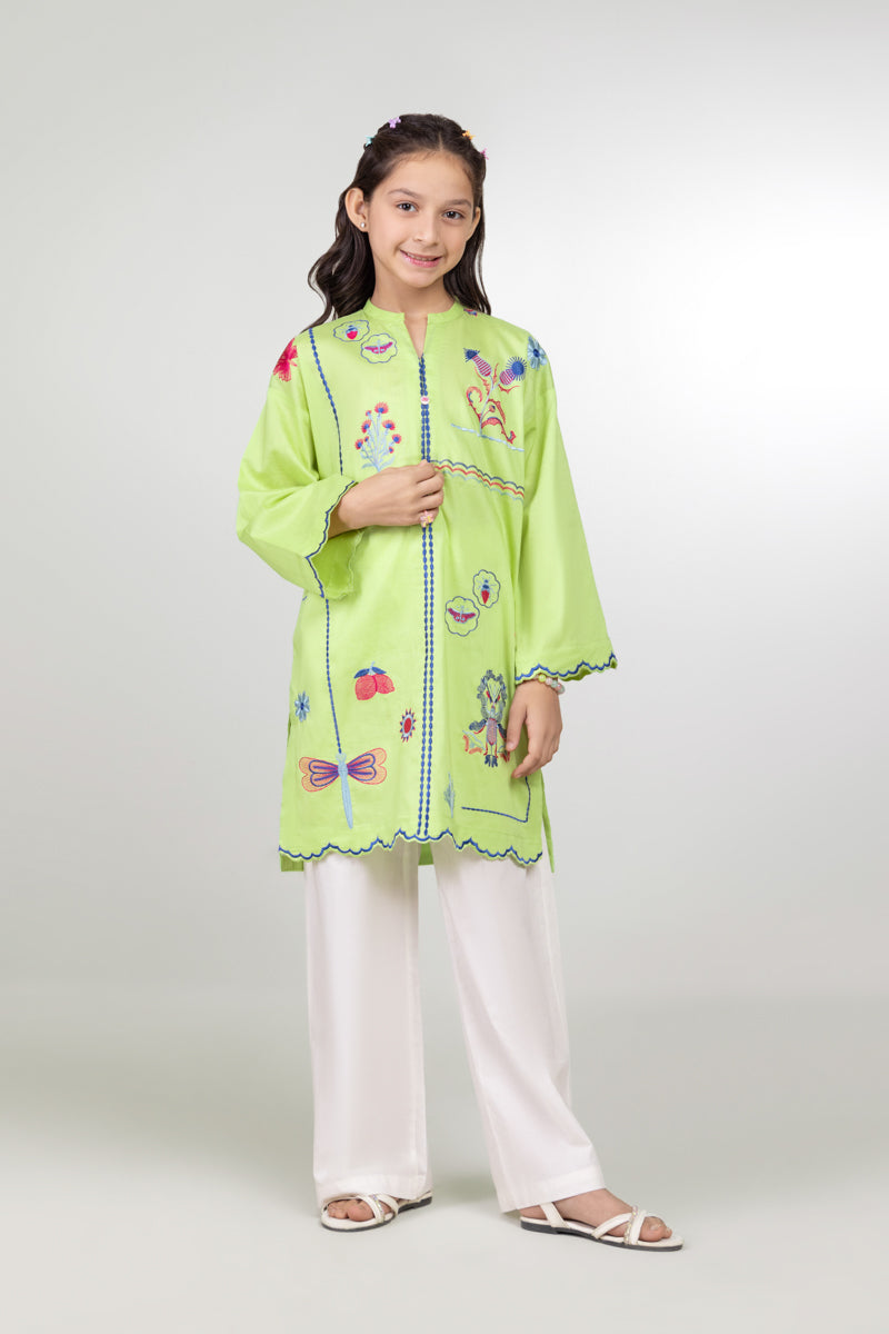 M-Green-Cambric-Lawn-1 Piece (GP1PSBW25BG9O27)