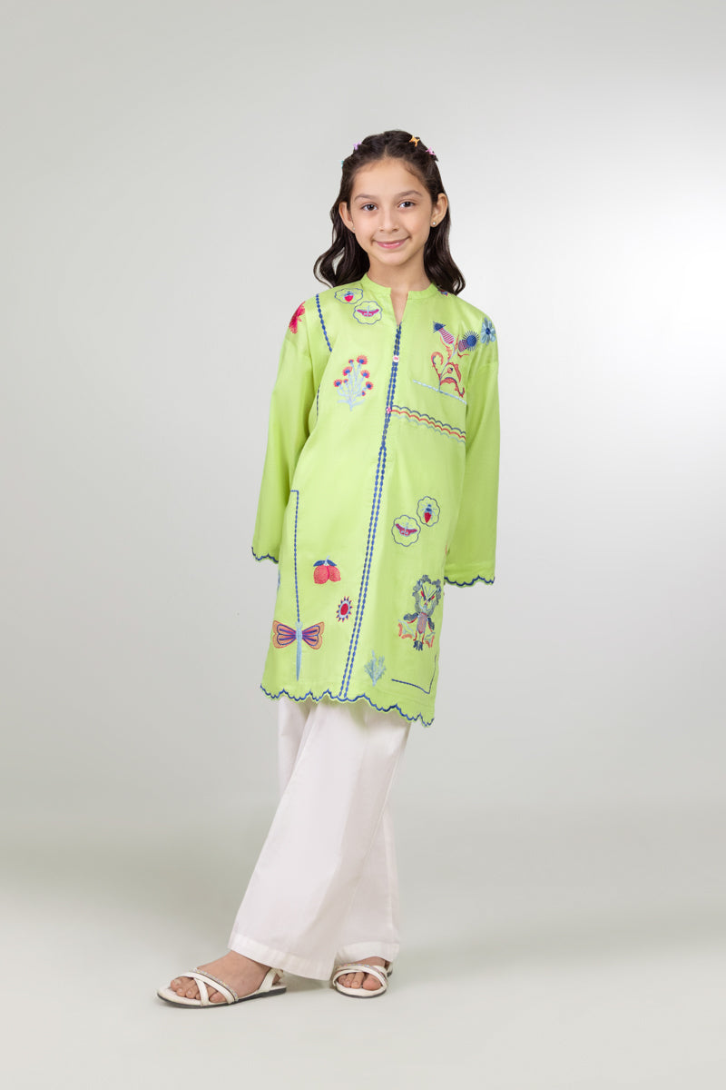 M-Green-Cambric-Lawn-1 Piece (GP1PSBW25BG9O27)