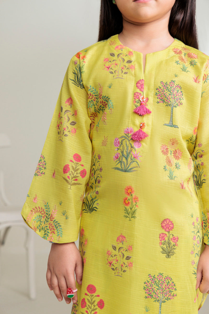 Yellow-Dobby-Lawn-2 Piece (GP2PPBS26BG1F21)