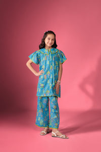 Blue-Dobby-Lawn-2 Piece (GP2PPBS26BG2M12)