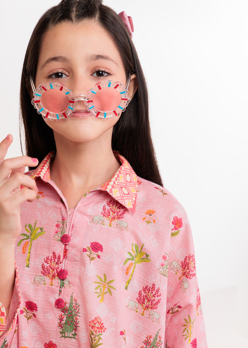 Pink-Dobby-Lawn-2 Piece (GP2PPBS26BG3A10)