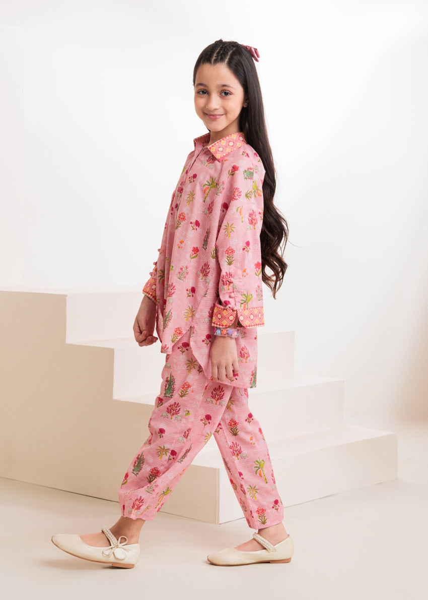 Pink-Dobby-Lawn-2 Piece (GP2PPBS26BG3A10)
