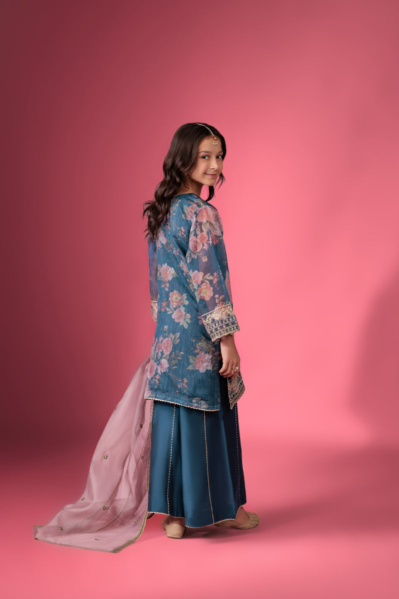 Blue-Lurex-Net-3 Piece (GP3PSFW25H10N1)