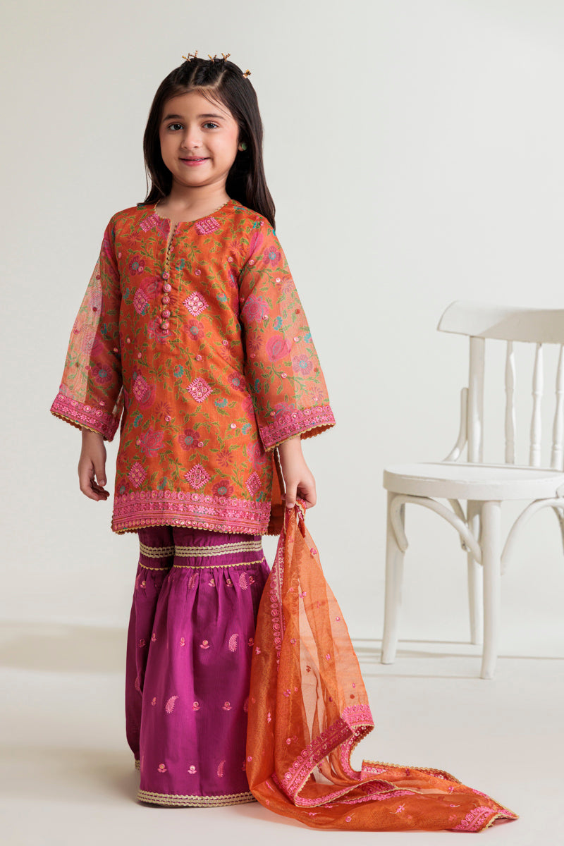 Orange-Lureux-Net-3 Piece (GP3PSFW25H10N2)