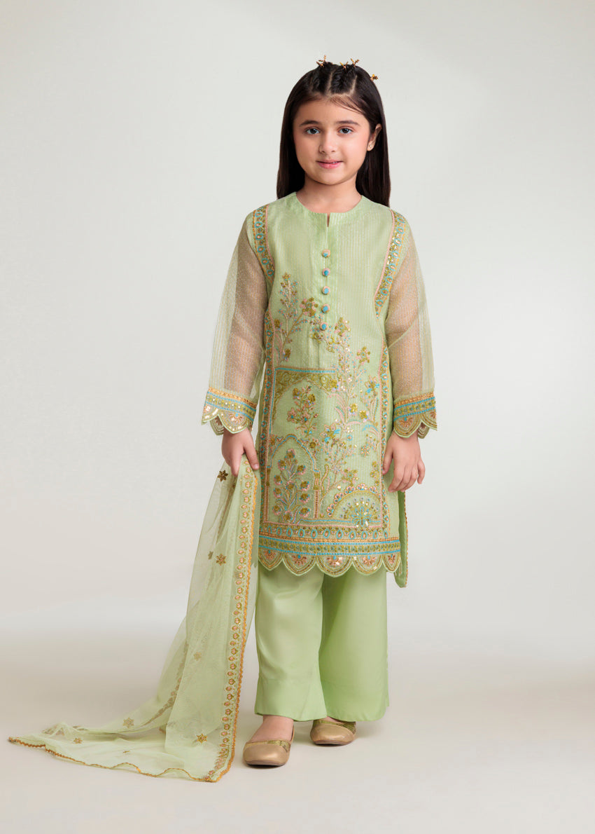 T-Green-Lurex-Net-3 Piece (GP3PSLW25GI1J1)