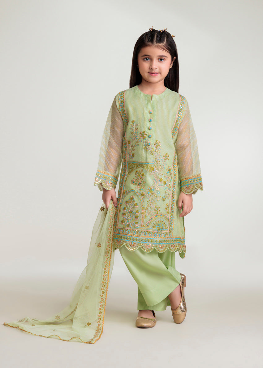 T-Green-Lurex-Net-3 Piece (GP3PSLW25GI1J1)