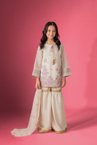 Ivory-Fancy-Zari-3 Piece (GP3PSLW25GI9O4)