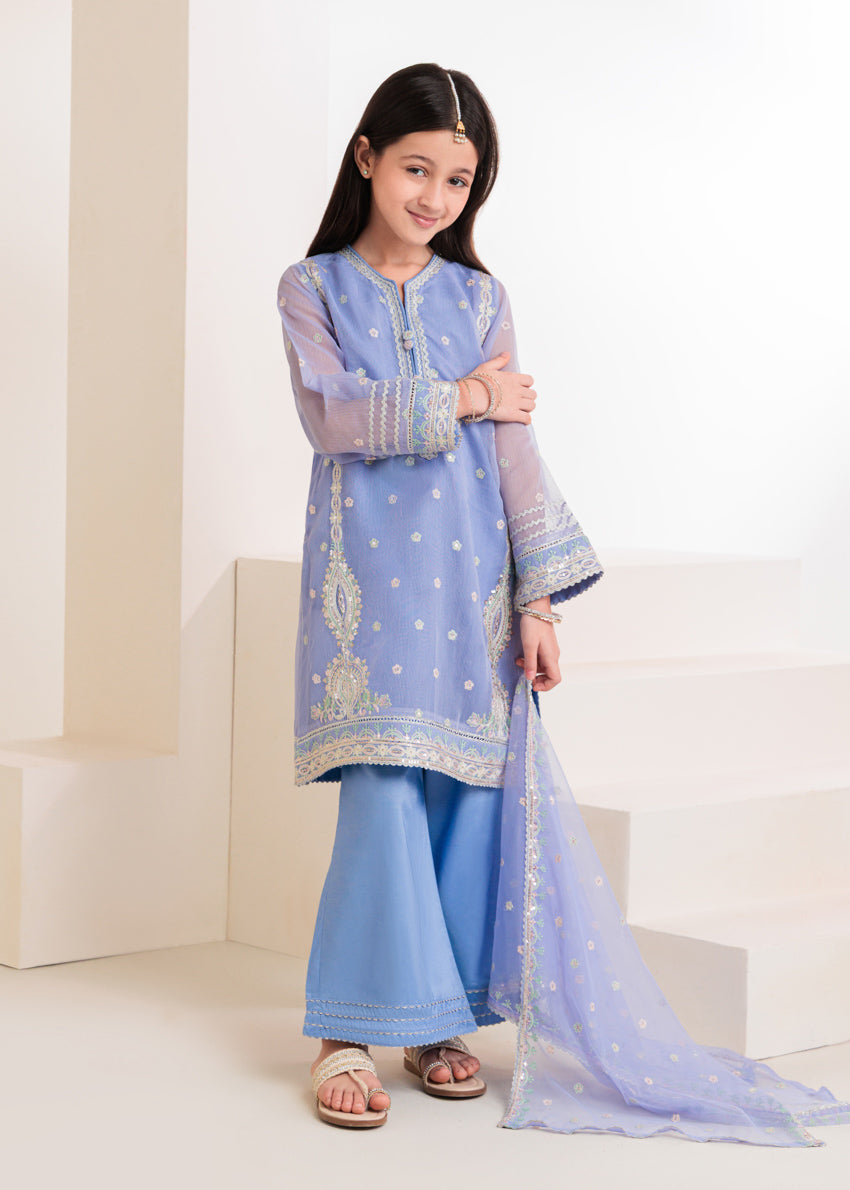 Lavender-Textured-Net-3 Piece (GPS25FE3018)