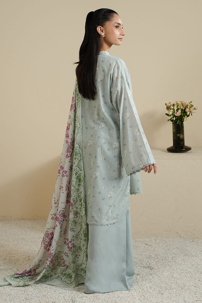 GRAY FROST-3PC PRINTED LAWN SUIT