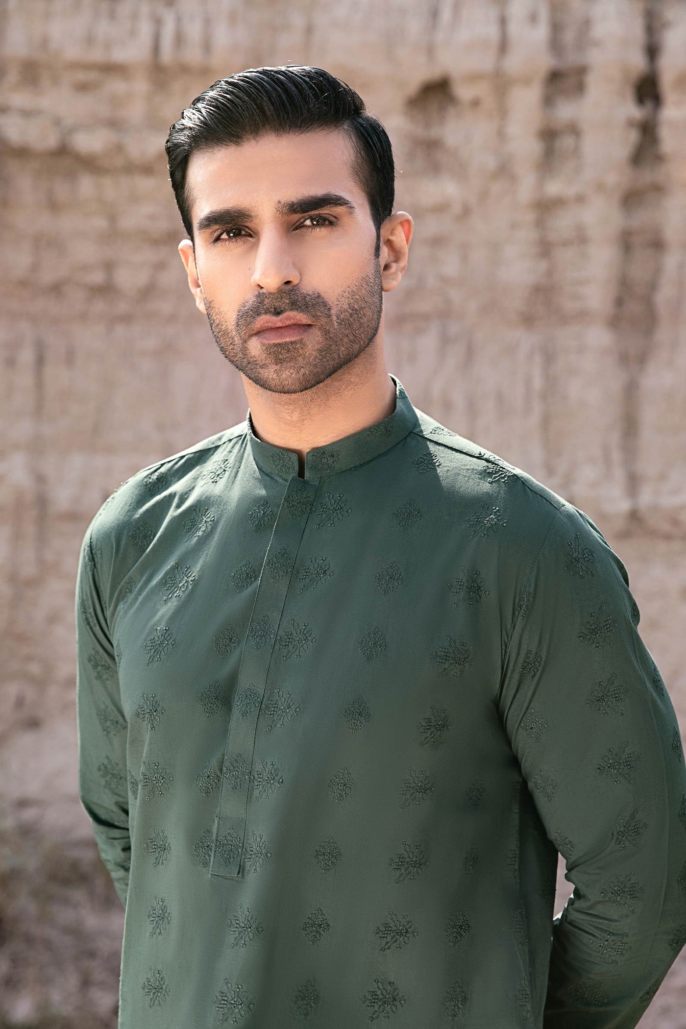 Kurta Dark Olive Gts-W23-01