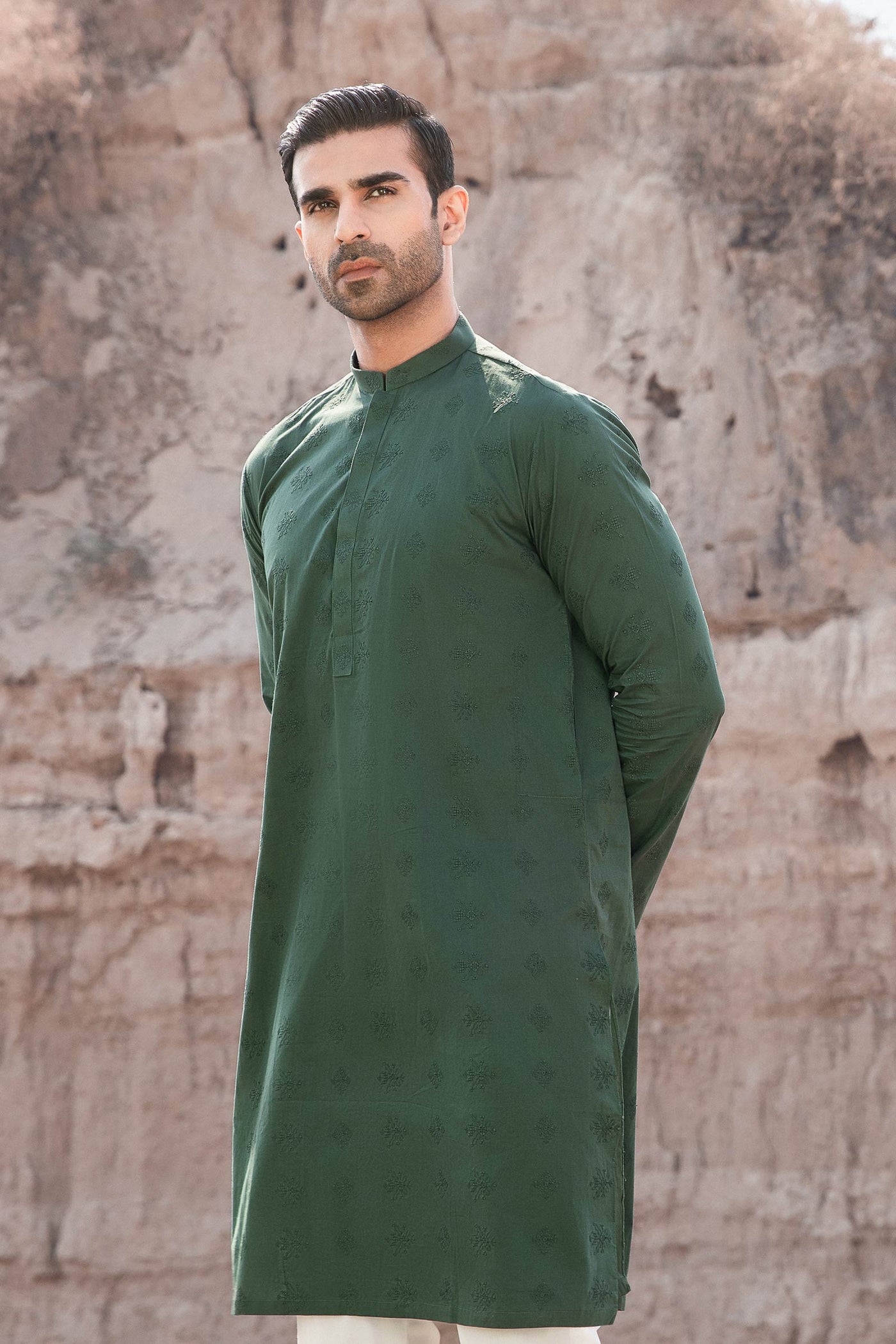 Kurta Dark Olive Gts-W23-01